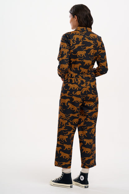 Sugarhill Brighton - Large Leopards Gertie Cropped Jumpsuit