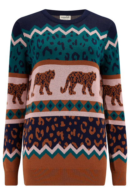 Sugarhill Brighton - Leopard Love Rosie Knit Jumper