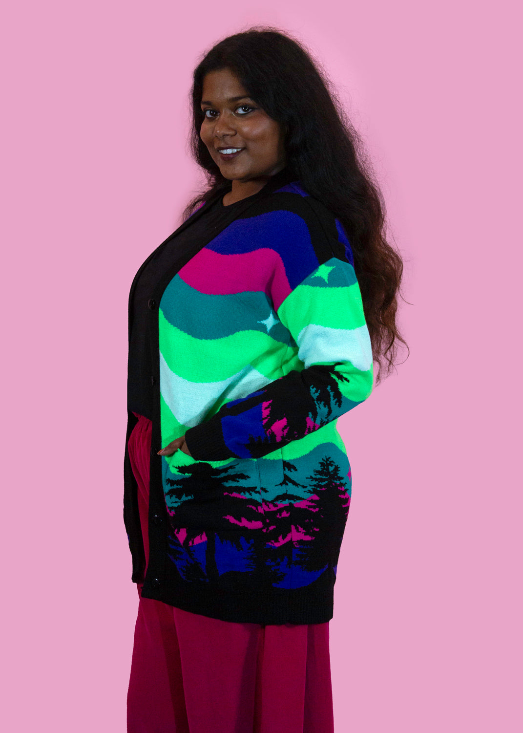 Home of Rainbows - The Northern Lights Knit Cardigan