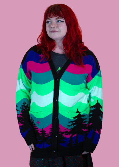 Home of Rainbows - The Northern Lights Knit Cardigan