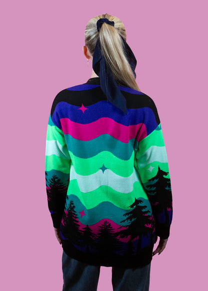 Home of Rainbows - The Northern Lights Knit Cardigan