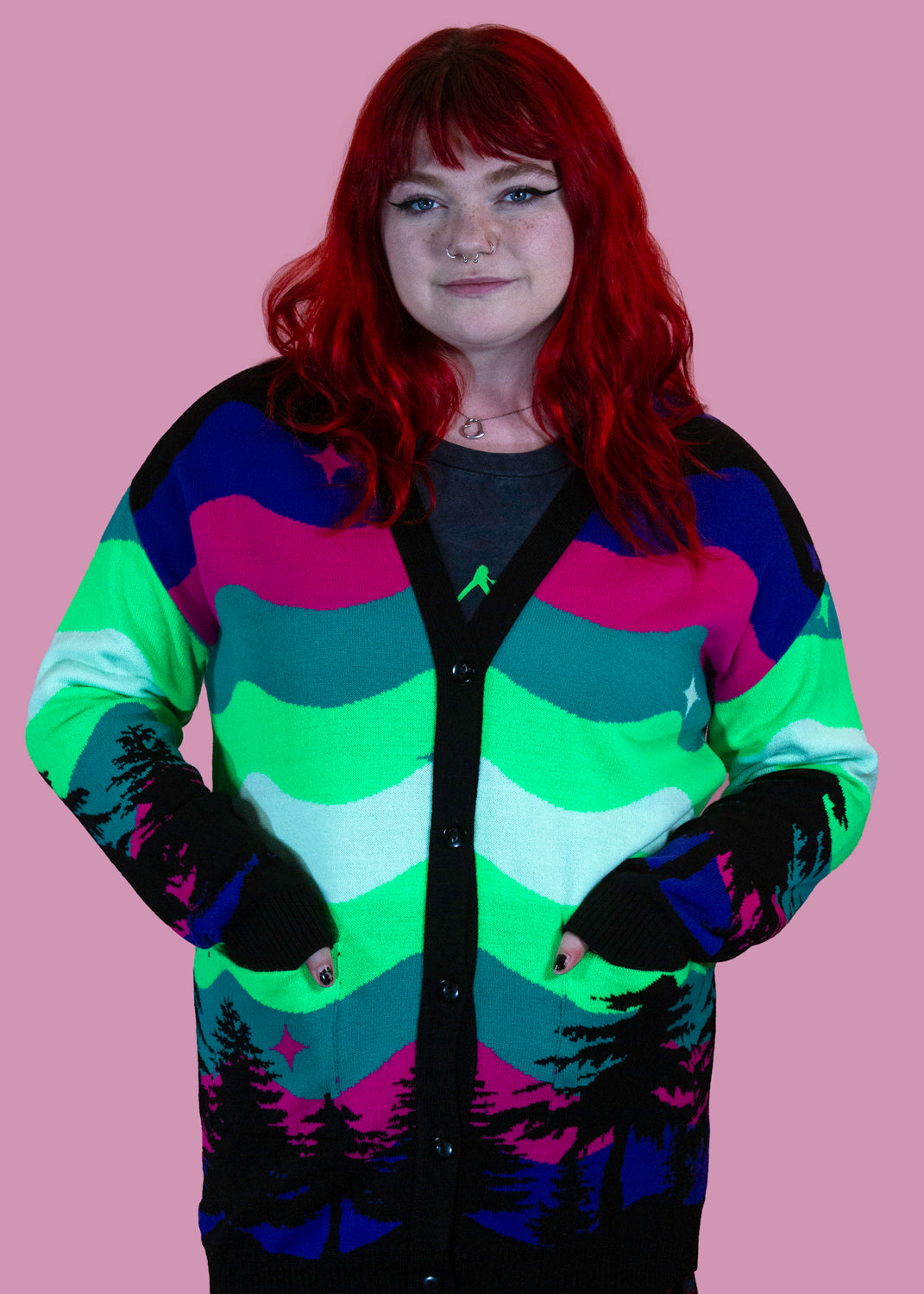 Home of Rainbows - The Northern Lights Knit Cardigan