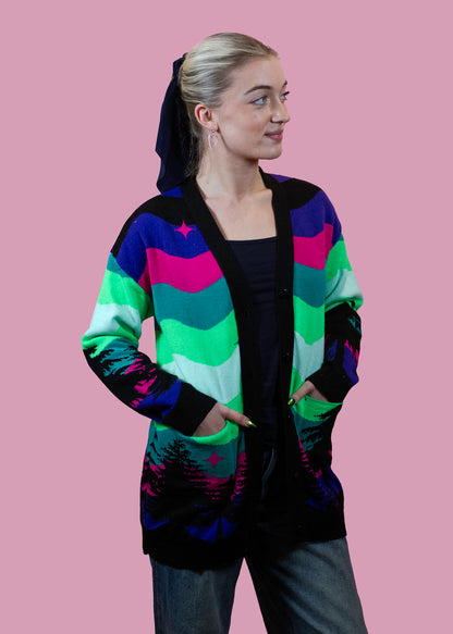 Home of Rainbows - The Northern Lights Knit Cardigan