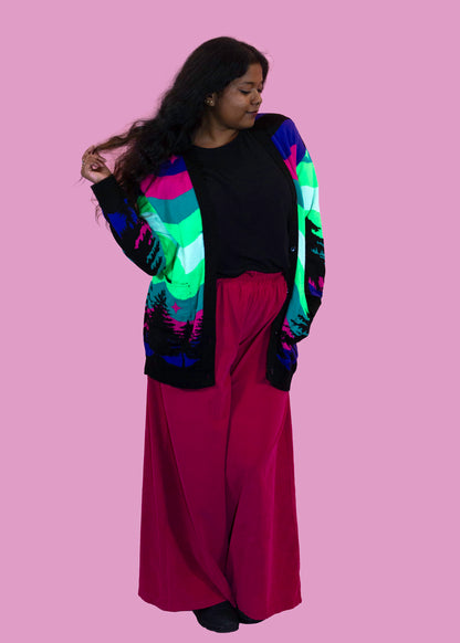 Home of Rainbows - The Northern Lights Knit Cardigan