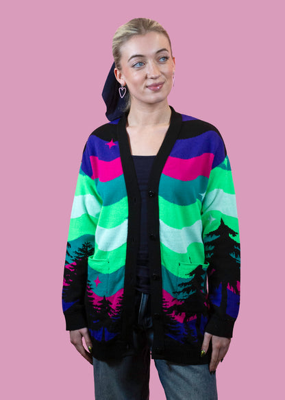 Home of Rainbows - The Northern Lights Knit Cardigan