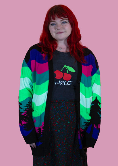 Home of Rainbows - The Northern Lights Knit Cardigan