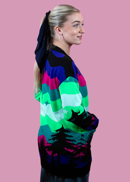 Home of Rainbows - The Northern Lights Knit Cardigan