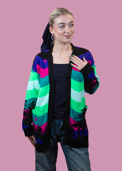 Home of Rainbows - The Northern Lights Knit Cardigan