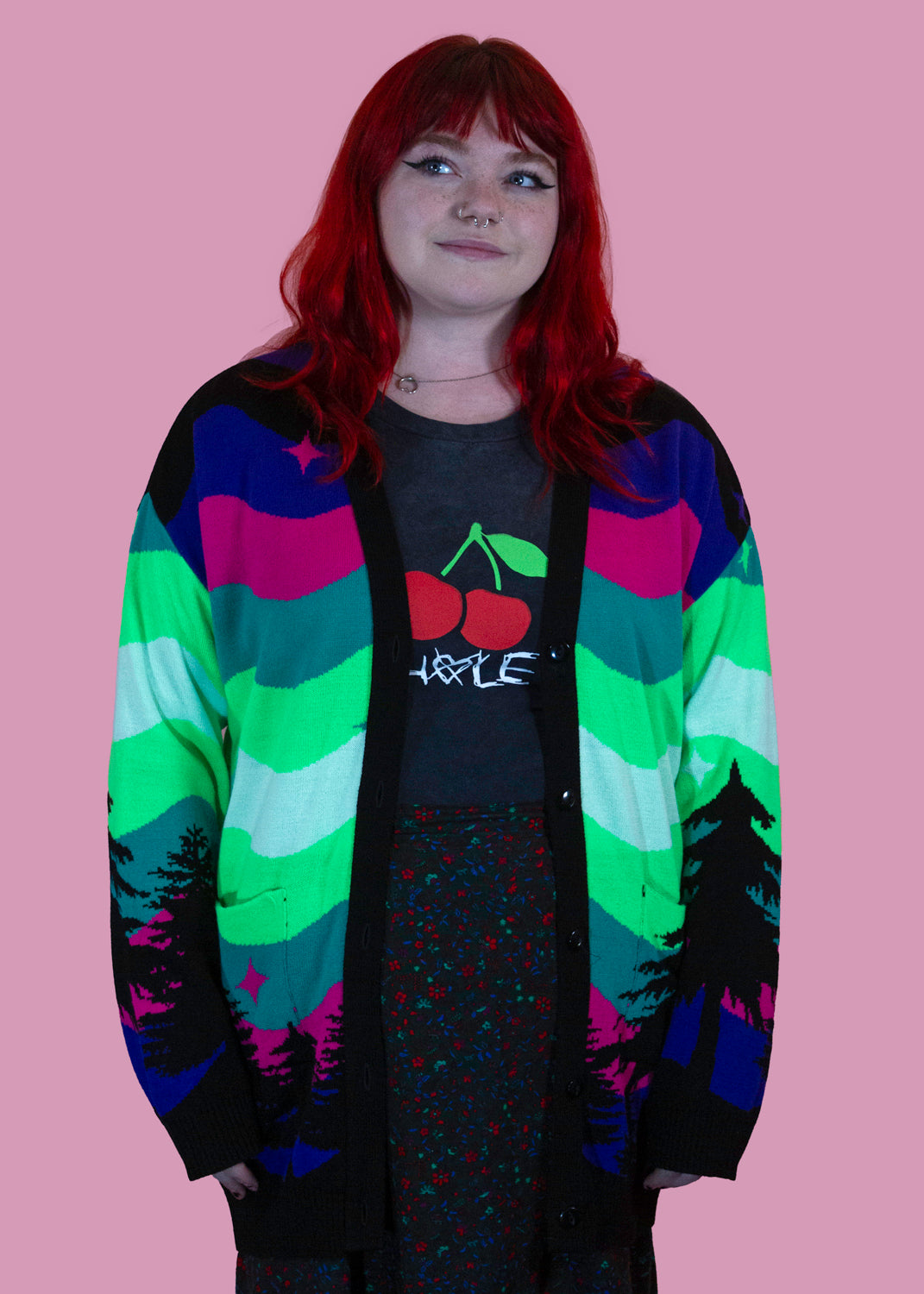 Home of Rainbows - The Northern Lights Knit Cardigan