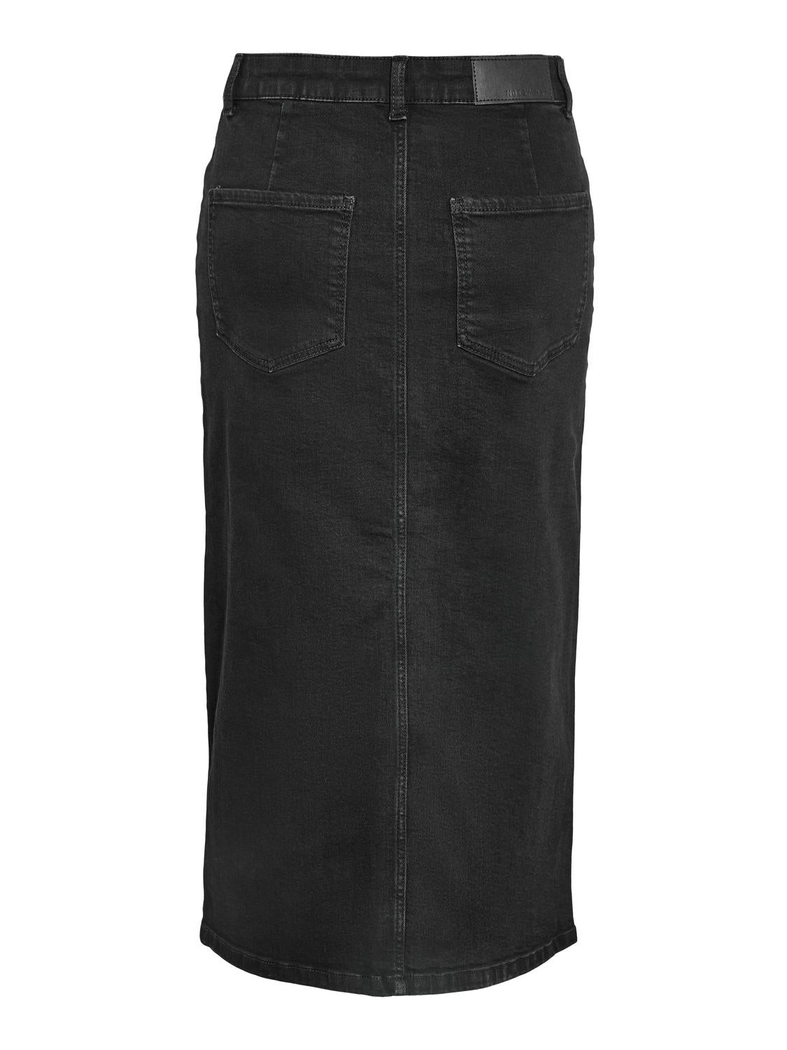 Buy Lipsy Black Denim High Rise Split Front Midi Skirt from the Next UK  online shop