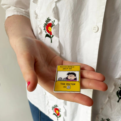 House of Disaster - Peanuts ‘Lucy’ Brooch