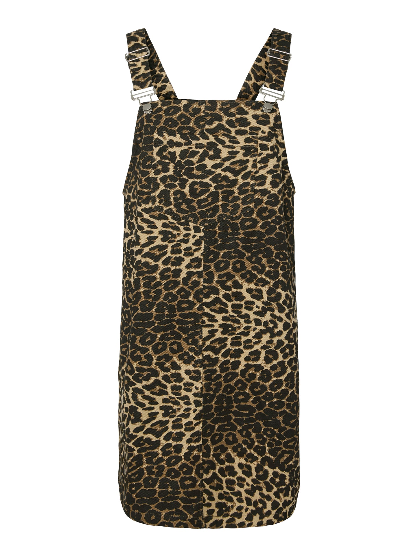 Pieces - Leopard Print Pinafore Dress