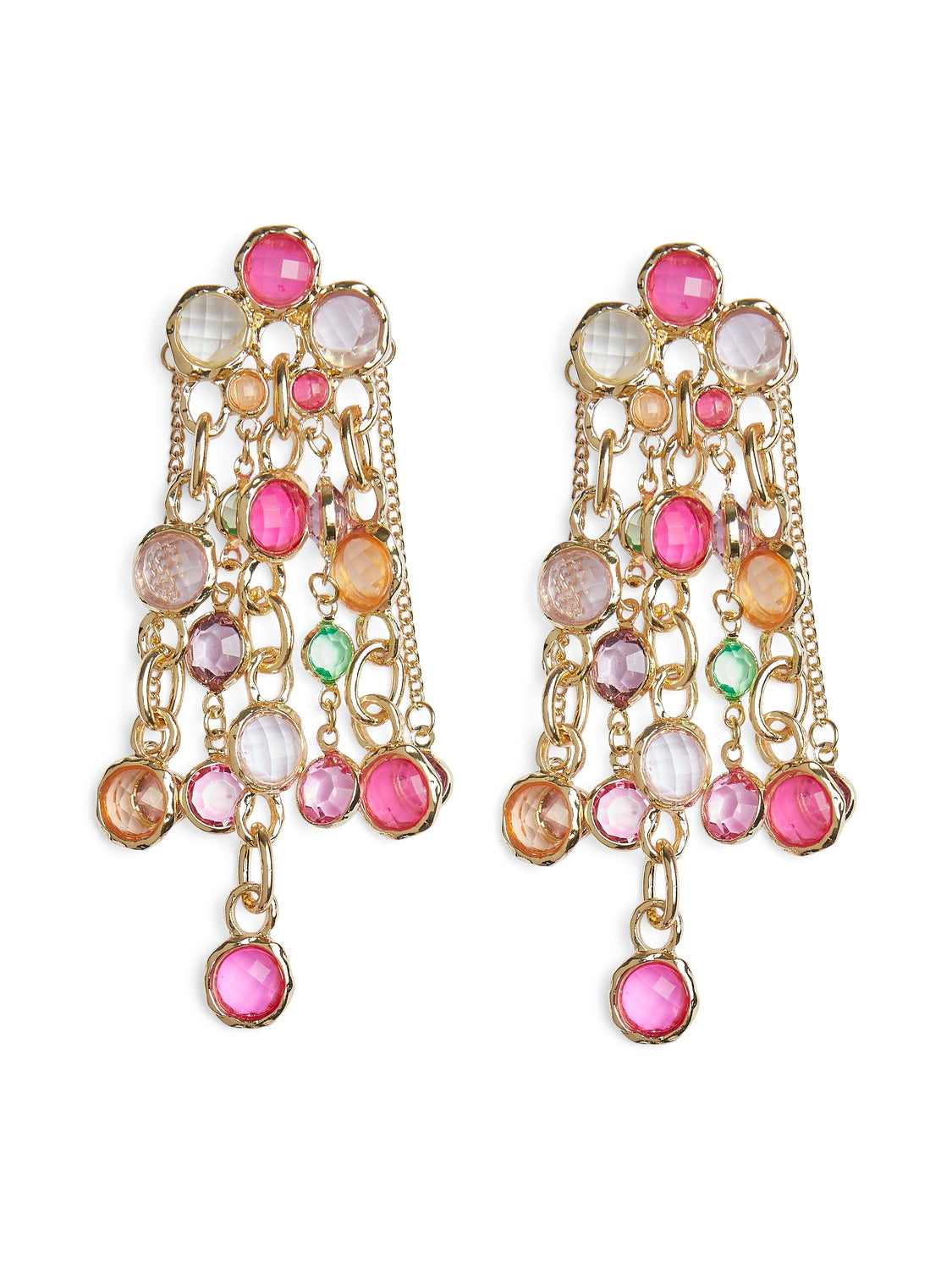 Pieces - Colourful Drop Gem Earrings – Thunder Egg