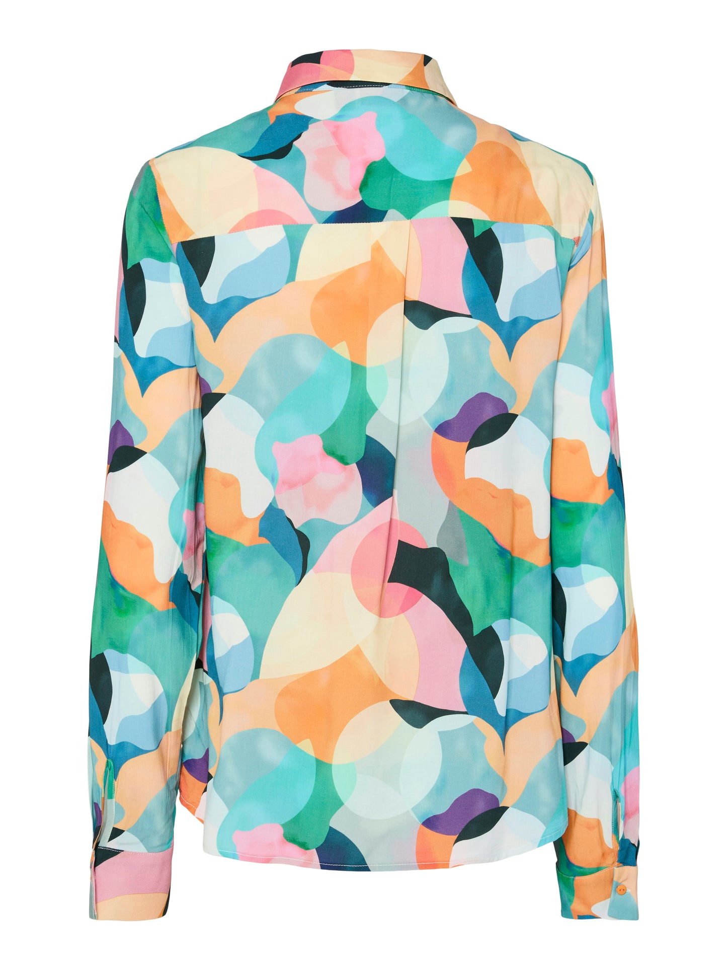 Pieces - Colourful Abstract Print Shirt