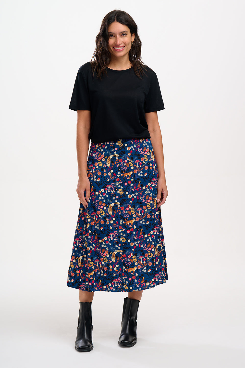 Sugarhill Brighton - Zora Midnight Woodland Skirt