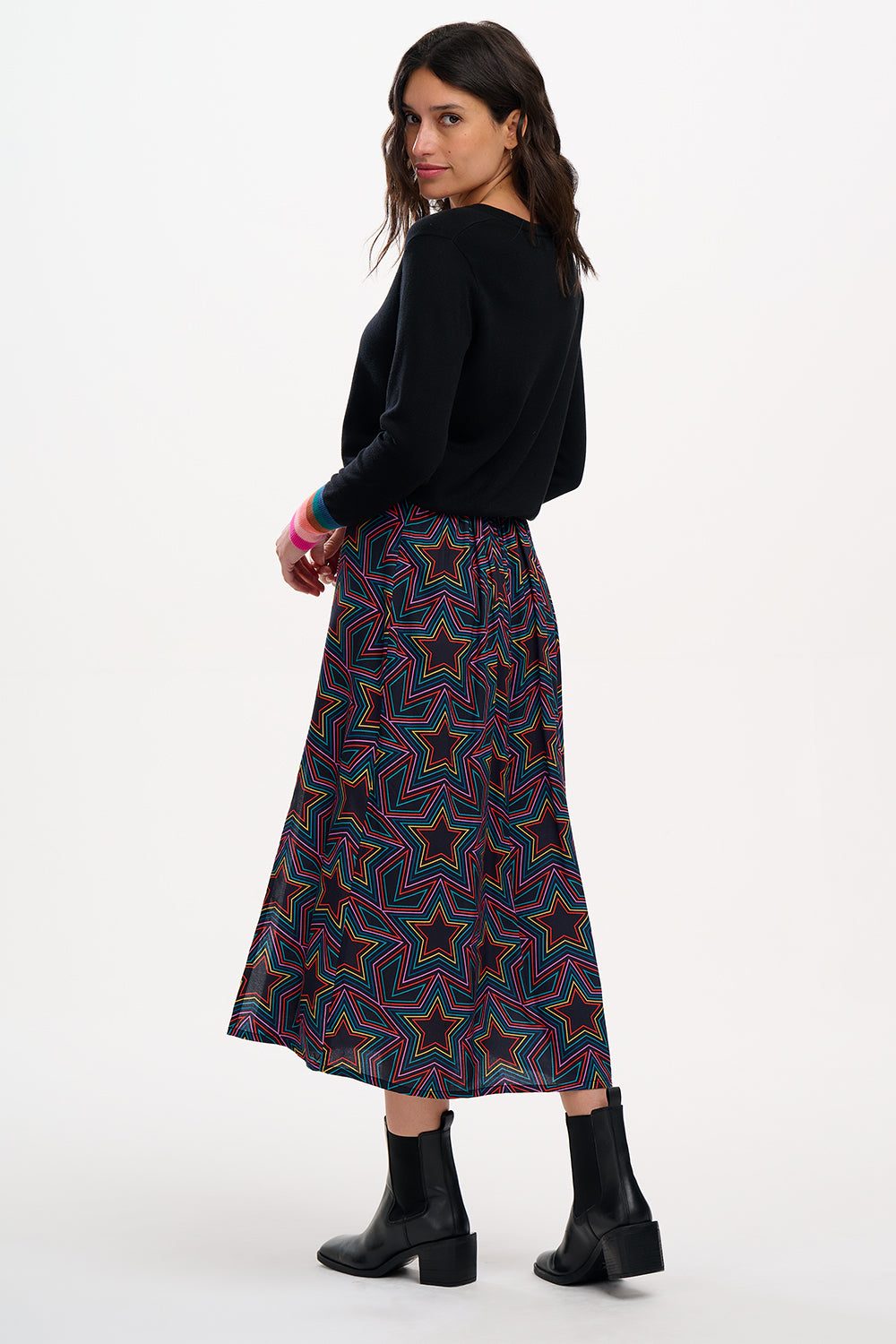 Sugarhill Brighton - Rosalind Rainbow Star Explosion Skirt