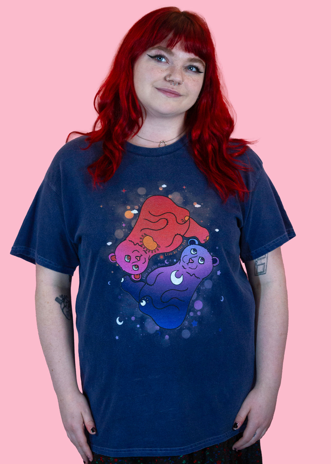 Home of Rainbows - Unisex Sun & Moon Bear Tee