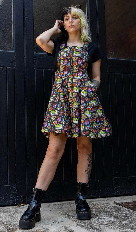 Run & Fly - Bewitched Flared Pinafore Dress