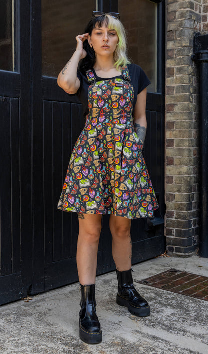 Run & Fly - Bewitched Flared Pinafore Dress