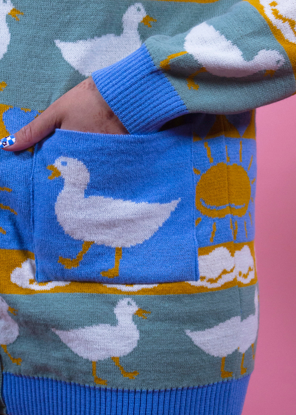 Duck clearance egg cardigan