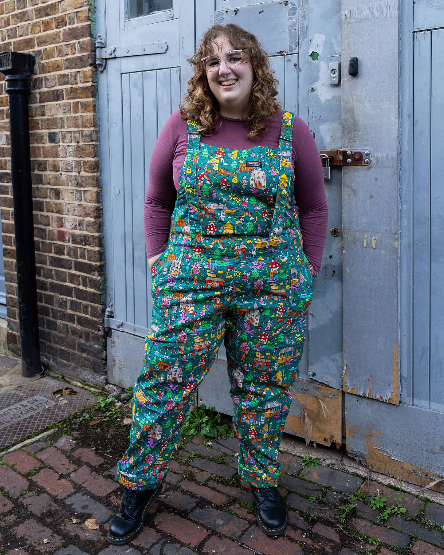 Run & Fly - Fairytales and Pantomimes Stretch Twill Dungarees