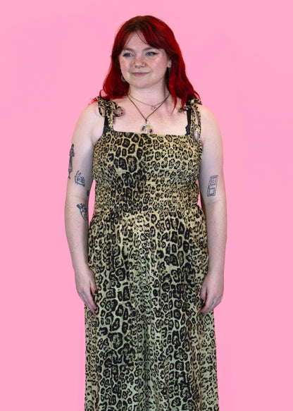 The Edit - Leopard Print Wide Leg Jumpsuit