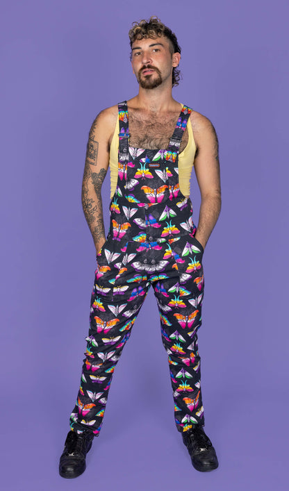 Run & Fly - Pride Moths Stretch Twill Dungarees