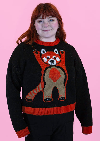 Home of Rainbows - Fluffy Red Panda Knit Jumper COMING SOON