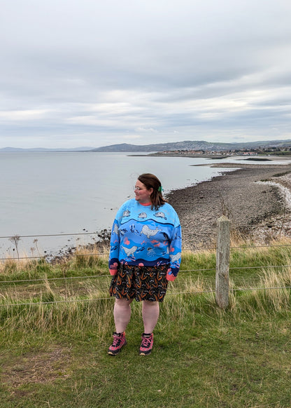 Home of Rainbows - Playful Seals Knit Jumper