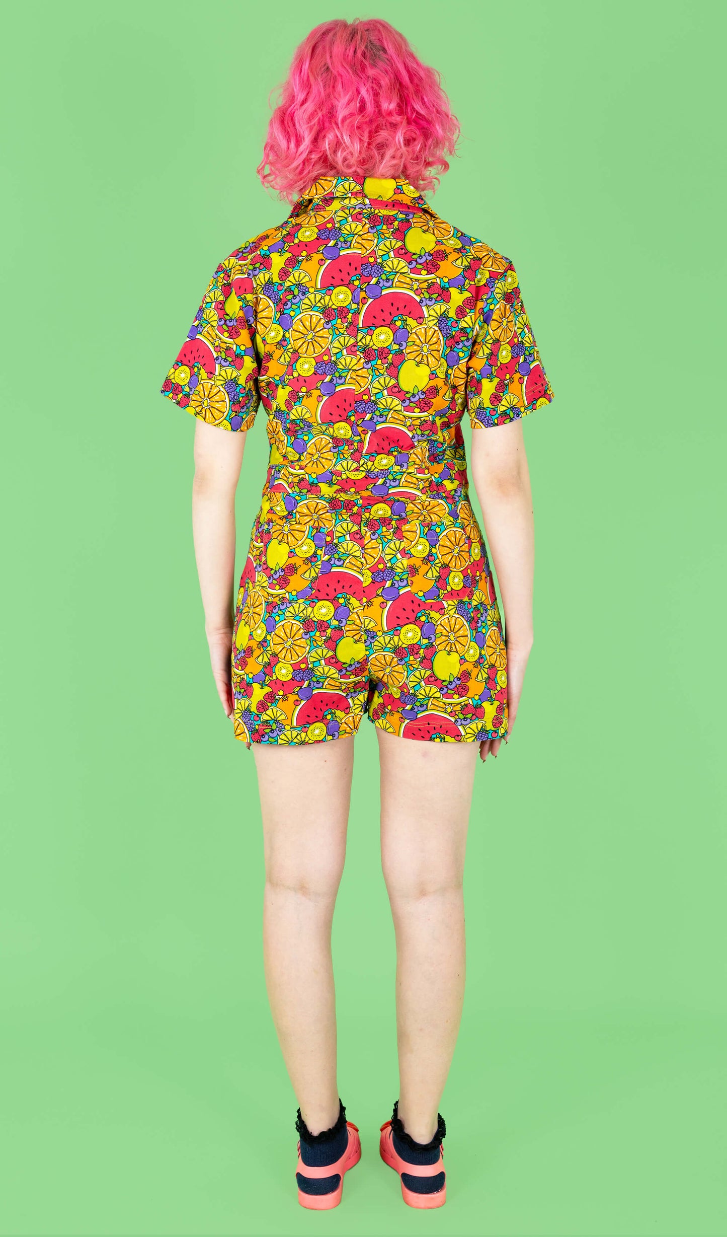 Run & Fly - Tutti Frutti Stretch Twill Playsuit