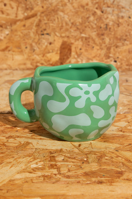 Fergus Frog Mug with Mushroom Lid