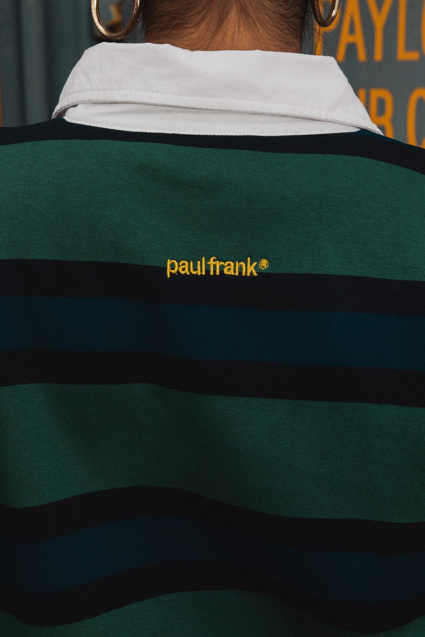 Daisy Street x Paul Frank - Embroidered Varsity Rugby Top