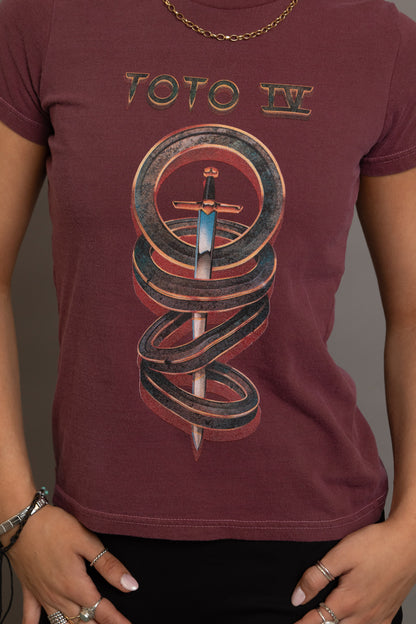 Daisy Street - Toto Tee in Maroon