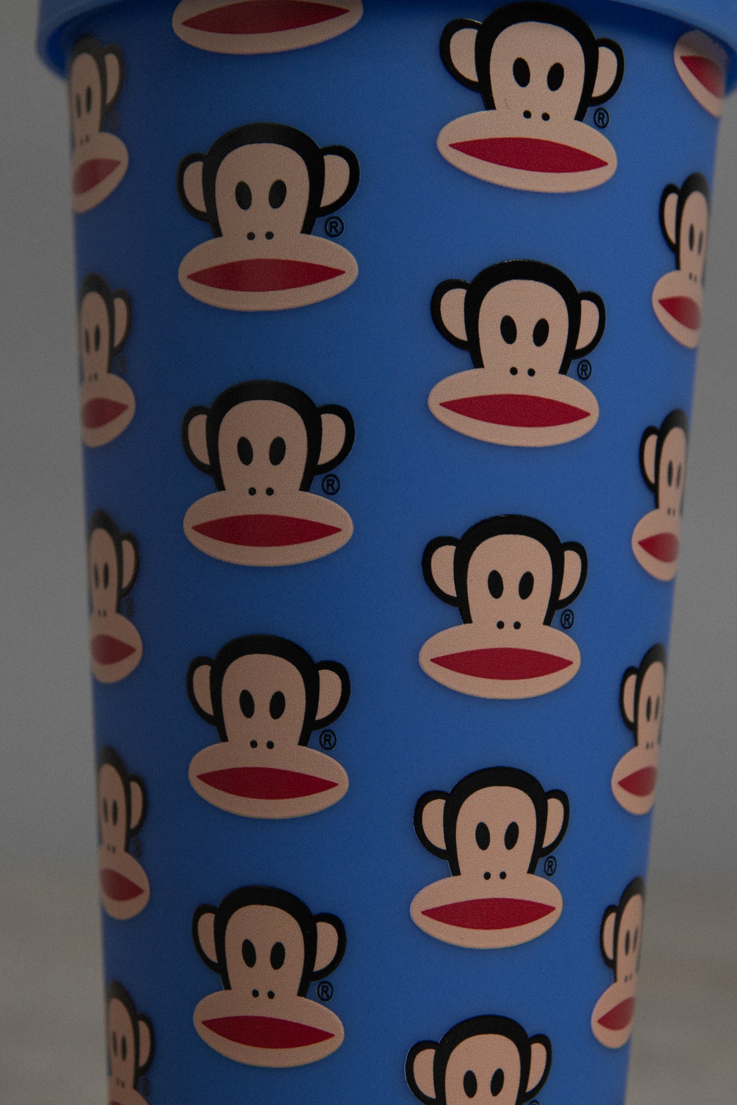 Daisy Street x Paul Frank - Reusable Blue Cup and Straw with Julius Print