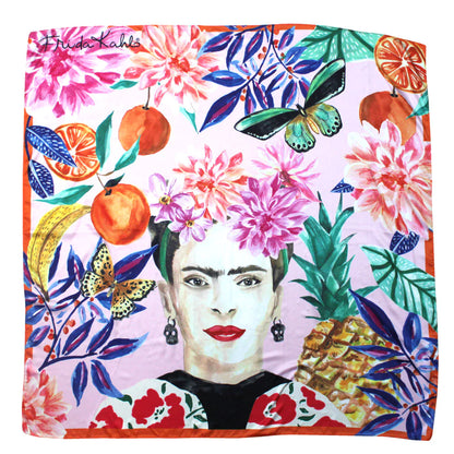 House of Disaster - Frida Kahlo Square Fruit Scarf