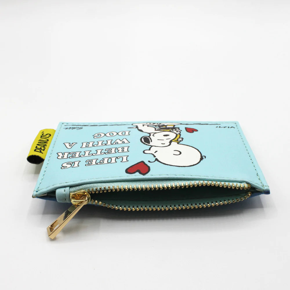 House of Disaster - Peanuts 'Life is better with a Dog' Zip Purse