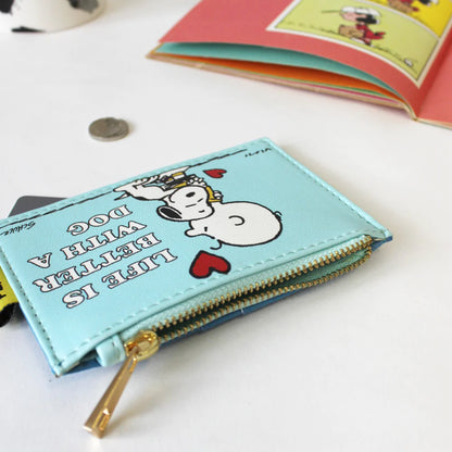 House of Disaster - Peanuts 'Life is better with a Dog' Zip Purse