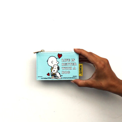 House of Disaster - Peanuts 'Life is better with a Dog' Zip Purse