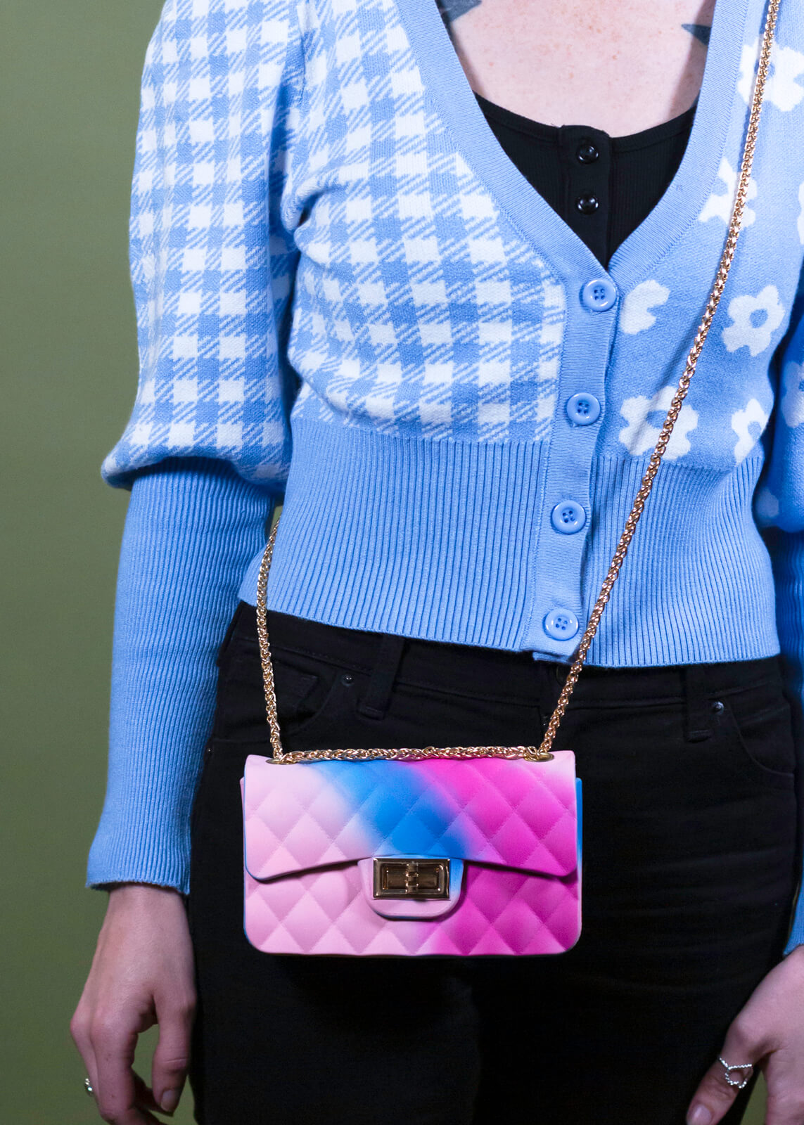 Blue jelly online bag